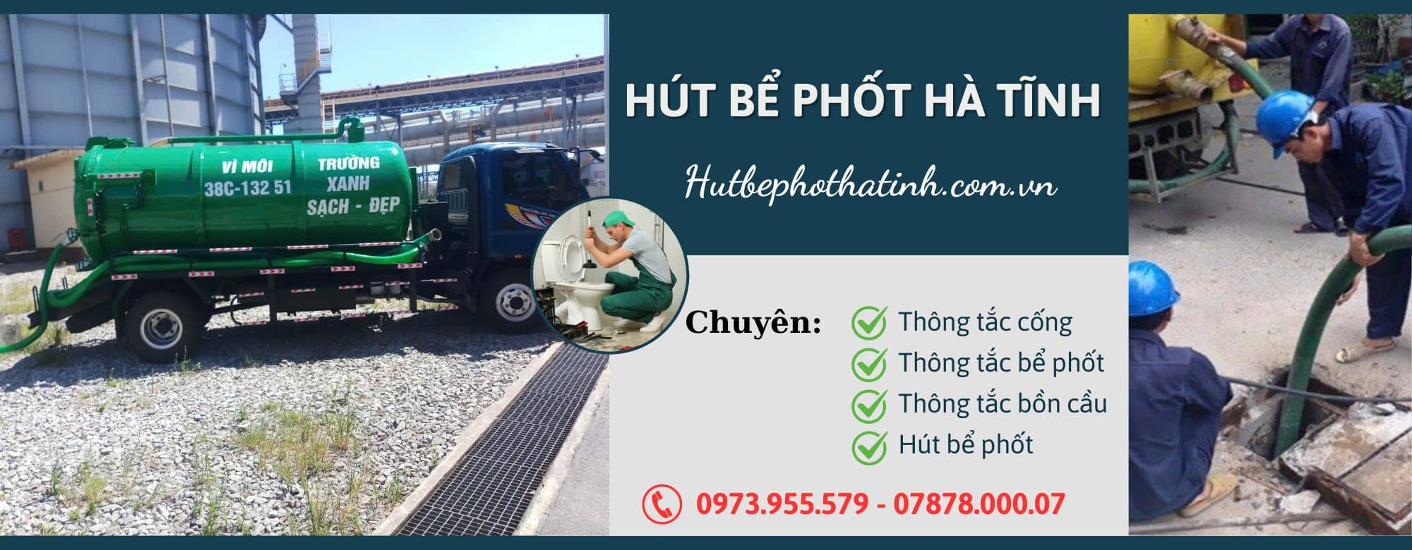 banner Hút hầm vệ sinh